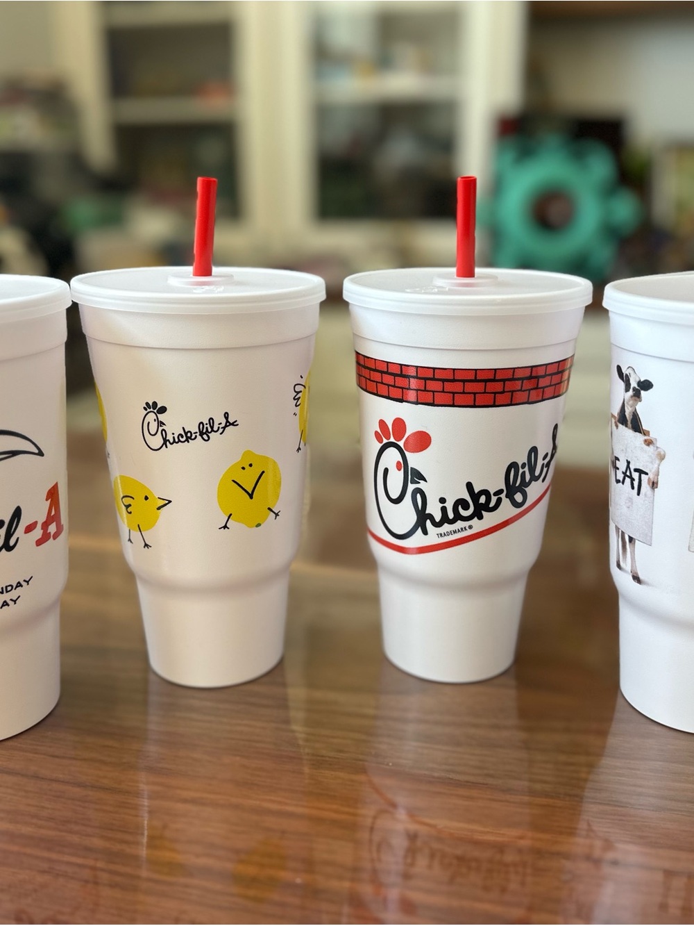 Chick Fil A collectible cups - complete set New